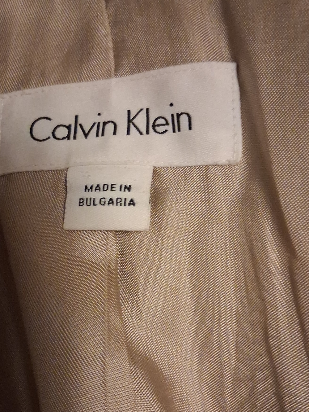 Calvin Klein Men’s Light Beige Blazer Jacket